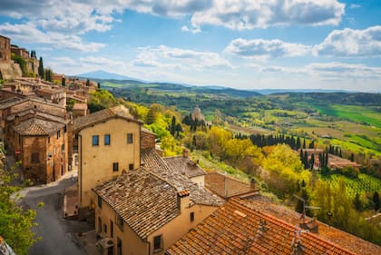 La región de la Toscana está ubicada en el centro de Italia.