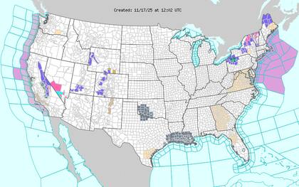 La región noreste vivirá un episodio invernal significativo este lunes debido a un sistema en altura que favorecerá el desarrollo de nieve por "efecto lago"