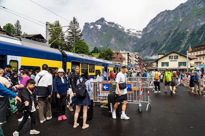 La región suiza, repleta de turismo