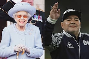 El día en que Diego Maradona le envió un mensaje a la reina Isabel II