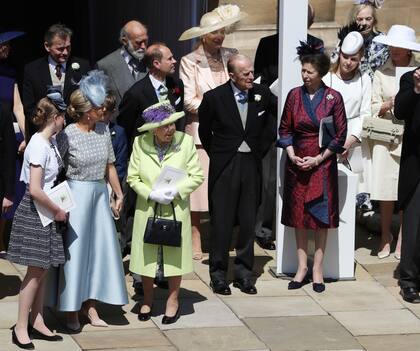 La reina Isabel II y su esposo