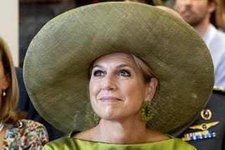El sofisticado y original vestido con el que la reina Máxima se robó todas las miradas