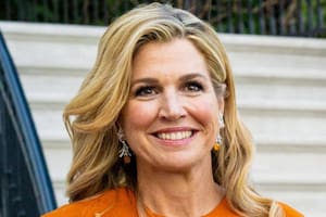Máxima deslumbró con un look “total orange” y joyas históricas en su visita a la Casa Blanca