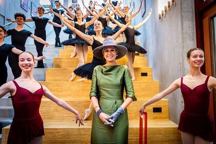La reina Máxima inauguró el nuevo edificio de la Academia Nacional de Ballet en Ámsterdam (Foto: Instagram @koninklijkhuis)