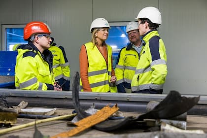La reina Máxima realizó actividades de reciclaje en su más reciente visita (Foto: @koninklijkhuis)