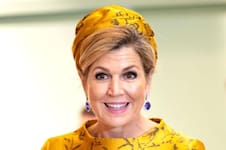 El glamuroso look bicolor con el que Máxima Zorreguieta volvió a evidenciar por qué es la reina de la moda circular