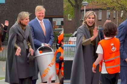 La reina Máxima y el rey Guillermo disfrutaron de una divertida jornada deportiva con juegos y competencias (Foto: Captura de video / Instagram @vorsten_nl)