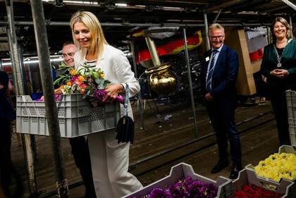La reina participó activamente de la organización para el desfile de dalias (Foto: Instagram @koninklijkhuis)