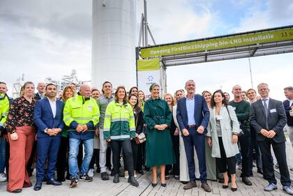 La reina se trasladó a la localidad de Wilp para encabezar otra inauguración (Foto: Instagram @koninklijkhuis