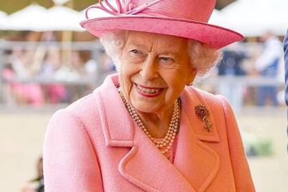 La reina sonrió durante el Royal Windsor Horse Show