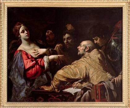 La reina Tomiris con la cabeza de Ciro el Grande, de Luca Ferrari