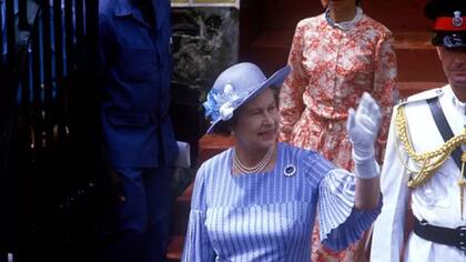La reina visitó en Granada en 1985