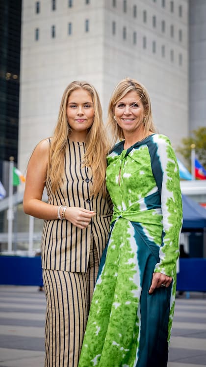 La reina y la princesa de Orange viajaron a Nueva York para participar de la 80° Asamble General de la ONU (Foto: Patrick van Katwijk)