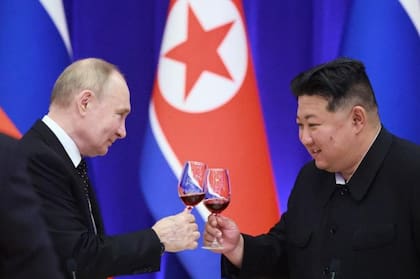 La relación entre Kim y Putin pasa por su mejor momento en plena guerra de Ucrania.