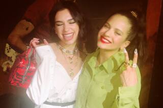 Amigas: Dua Lipa visitó a Rosalía después de su recital en Nueva York