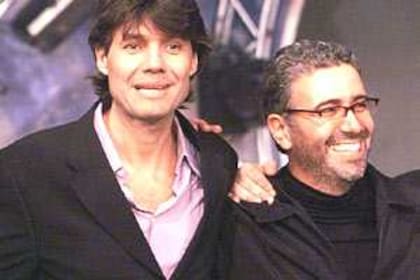 Marcelo Tinelli y Claudio Villarruel en tiempos exitosos