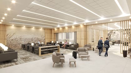 La remodelación de la sala vip