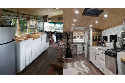 La remodelación en total le llevó más de un año. Tiempo que no habían estimado pensando que sería mucho menos