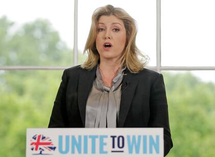 La exsecretaria de Defensa y actual secretaria de Estado de Comercio Exterior, Penny Mordaunt