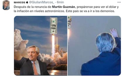La renuncia de Martín Guzmán desató una oleada de memes