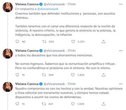 La renuncia de Viviana Canosa