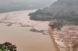Inundaciones en Brasil: se rompió una represa y evacúan la zona por el riesgo de derrumbe