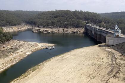 La represa de Warragamba contiene el 80% del suministro de agua del área de Sydney