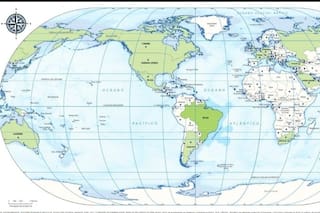 Brasil publicó un mapa mundial en el que las Islas Malvinas forman parte del territorio argentino