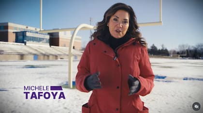 La republicana Michele Tafoya se presentó como candidata al Senado por Minnesota (Instagram/@realmicheletafoya)
