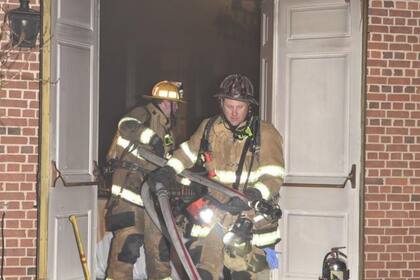 La residencia oficial del gobernador de Pensilvania en Harrisburg, donde Cody Balmer lanzó cócteles molotov en la madrugada del 13 de abril de 2025