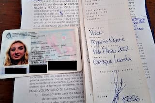 Le inhabilitaron la licencia a la influencer libertaria Eugenia Rolón