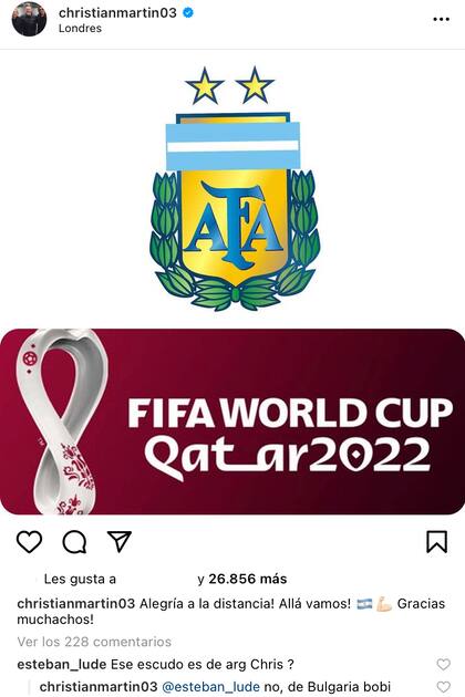 La respuesta con chicana de Christian Martin a un seguidor