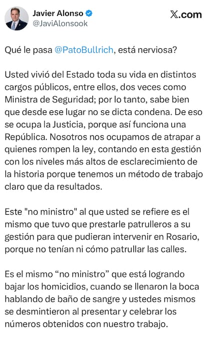 La respuesta de Alonso