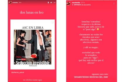 La respuesta de Celeste Cid sobre su vínculo con el músico (Foto Instagram @mcelestia)