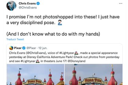 La respuesta de Chris Evans tras volverse viral