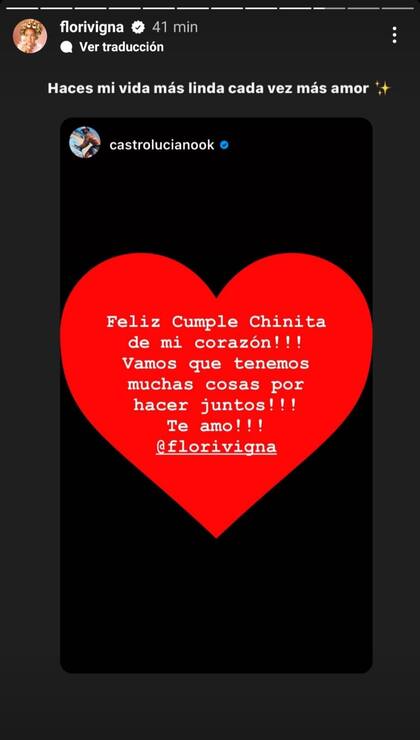 La respuesta de Flor Vigna