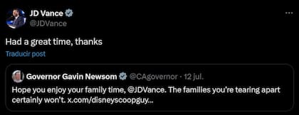 La respuesta de JD Vance