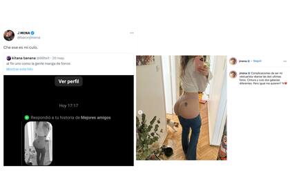 La respuesta de Jimena Barón y el posteo original en su cuenta