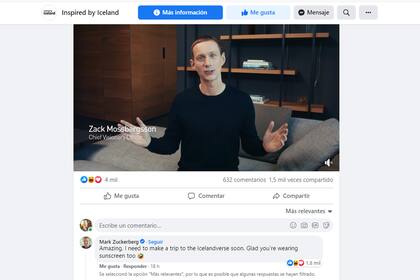 La respuesta de Mark Zuckerberg al Islandiaverso