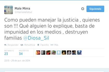 La respuesta de Mirra a Rial