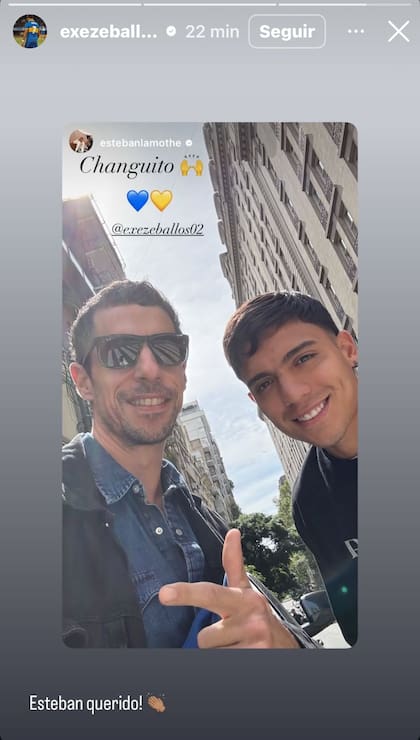 La respuesta del Changuito Zeballos al posteo de Esteban Lamothe