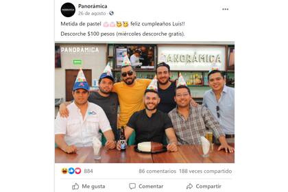 La respuesta del restaurante no tardó en llegar