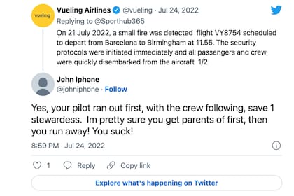 La respuesta oficial de la aerolínea sobre el incidente con el piloto
