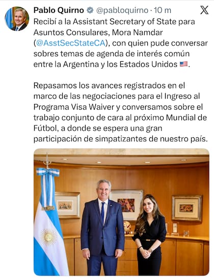 La reunión de Quirno