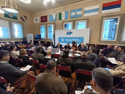 La reunión de la CTA en la Cámara de Diputados