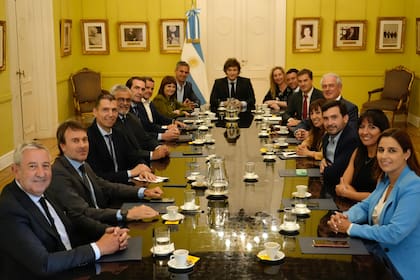 La reunión de los radicales junto a Javier Milei y Patricia Bullrich