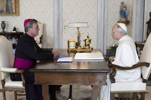 El papa León XIV recibió al arzobispo García Cuerva en el Vaticano