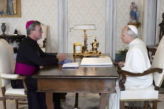 El papa León XIV recibió al arzobispo García Cuerva en el Vaticano