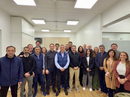 La reunión de Sebastián Pareja con los referentes de Pro para coordinar la campaña en la Provincia