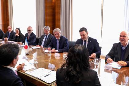 La reunión que Luis Caputo encabezó en agosto pasado con una delegación de Japón